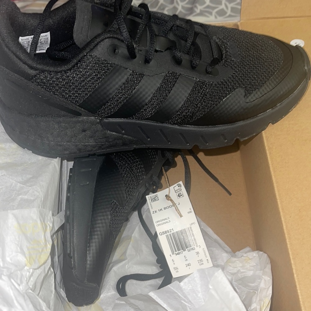 Brand new Adidas ZX 1K Boost Black